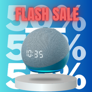 PARLANTE ALEXA CON RELOJ COMPATIBLE CON APP ALEXA AMAZON 2025