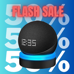 PARLANTE ALEXA CON RELOJ COMPATIBLE CON APP ALEXA AMAZON 2025